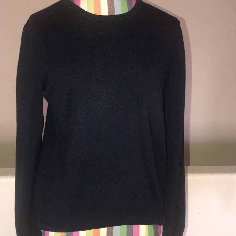 H&M 100% wool crew neck sweater Navy Blue